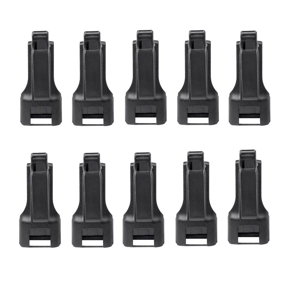 10 Pack HKLN4510 HKLN4510A RM Series Carry Holster Belt Clip Compatible for Radio RMM2050 RMU2040 RMU2043 RMU2080 RMU2080D RMV2080 Black