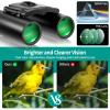POLDR 12X25 Small Binoculars with Clear Vision, Pocket Binoculars Compact for Adults Theater Concert Opera Travel Bird Watching view 4