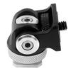Hbaebdoo Hot Shoe Mount Flash Holder 1/4 Inch Screw Bracket Tripod for Flash Accessories view 3