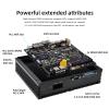 WEIDIAN Fanless Industrial PC, Mini Desktop Computer Core i7-8550U, Triple Display 4K@60Hz Output, HD, DP, EDP, Dual NIC, 8USB, 6RS232 COM, LPT, WiFi, BT4.2, SIM Card Slot(16GB RAM 256GB SSD) view 4