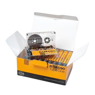 RTM C90 | Type One 90 Minute Blank Music Cassettes | Ideal for Music Recording | Studio Quality | Pack of 10 Cassettes