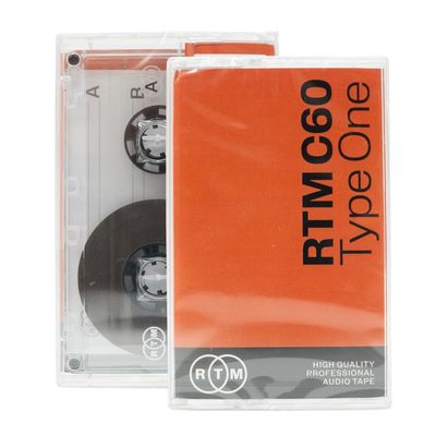 RTM C60 | Type One 60 Minute Blank Music Cassette | Ideal for Audio Recording | Studio Quality | Single Cassette