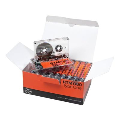 RTM C60 | Type One 60 Minute Blank Music Cassettes | Ideal for Audio Recording | Studio Quality | Pack of 10 Cassettes