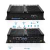 WEIDIAN Fanless Industrial PC, Mini Desktop Computer Core i7-8550U, Triple Display 4K@60Hz Output, HD, DP, EDP, Dual NIC, 8USB, 6RS232 COM, LPT, WiFi, BT4.2, SIM Card Slot(32GB RAM 512GB SSD 2TB HDD) view 3