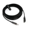 Alvin's Cables USB 3.0 to Micro-B Fiber-Optics Data-Cable for Basler ACE Camera Micro-B Locking-Screws to Type-A Shielded-Cable for Industrial Camera 10M|32.8ft view 1