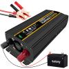 FONOBO Pure Sine Wave Inverter 2000W/2600W Inverter 12/24V to 110/220V Dc to Ac with LCD Display&Ac Sockets for Car Truck Solar Power,2600W/12V-110V view 1