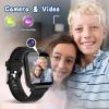 Sedzofan Smart Watch for Kids with 24 Puzzle Games HD Touch Screen Camera Music Player Pedometer Alarm Clock Calculator Flashlight 12/24 hr Kids Watches Gift for 4-12 Year Old Boys Toys for Kid view 3