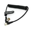 Alvin's Cables Blackmagic BNC Male RG179 Flexible Coaxial Cable for BMCC Video Camera Straight to Right Angle view 2