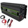 FONOBO Pure Sine Wave Inverter 2000W/2600W Power Inverter Dc 12/24V to 110/220V Ac Car Converter, with LCD Display, for Truck/Rv,2000W/12V-110V view 1