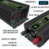 FONOBO Pure Sine Wave Inverter 2000W/2600W Power Inverter Dc 12/24V to 110/220V Ac Car Converter, with LCD Display, for Truck/Rv,2000W/12V-110V view 4