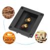 2 Way Speaker Box Terminal Cup Binding Post , Power Speaker Screw in Terminal Plates , Subwoofer Plug Acoustic Components for HiFi Speaker , Speaker Terminal Box for personally constructed Home Speaker Kits view 4