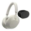 Sony WH-1000XM5 Wireless Noise Canceling Over-Ear Headphones (Silver) Extra Bass Portable Bluetooth Speaker Bundle (2 Items) view 1