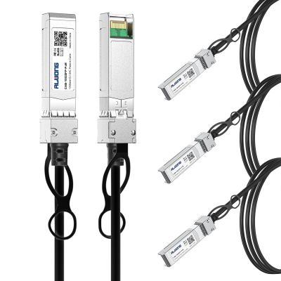 4-Pack 3m/9.84ft 10G Direct Attach Copper Cable, SFP+ Passive Twinax DAC Cable for Cisco SFP-H10GB-CU3M, Ubiquiti, Arista, D-Link, Intel, Meraki, Mikrotik, Netgear, TP-Link etc.