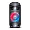 Brookstone Rumble Tower Portable Bluetooth Speaker with LED Light Show and 3 Light Modes, Wireless Speaker, Portable Speaker with Wheels, Handle for Easy Carry, Rechargeable, Mic Input, USB/AUX/FM view 1