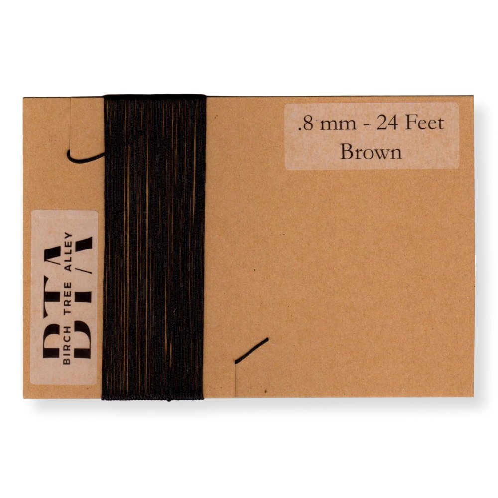 Radio Dial Cord Replacement Dial Selector String .8mm 24 Feet Brown