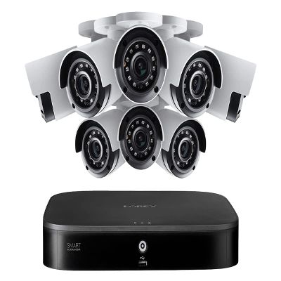 Lorex 4KA88-3 8-Channel 2TB 4K DVR System with 8X Smart Motion and Color Night Vision Cameras