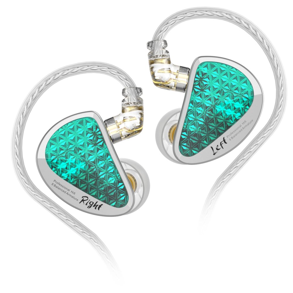 Linsoul KZ AS16 Pro 16BA Balanced Armature Drivers HiFi Bass Wired Earbuds