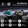 Linsoul KZ AS16 Pro 16BA Balanced Armature Drivers HiFi Bass Wired Earbuds view 2
