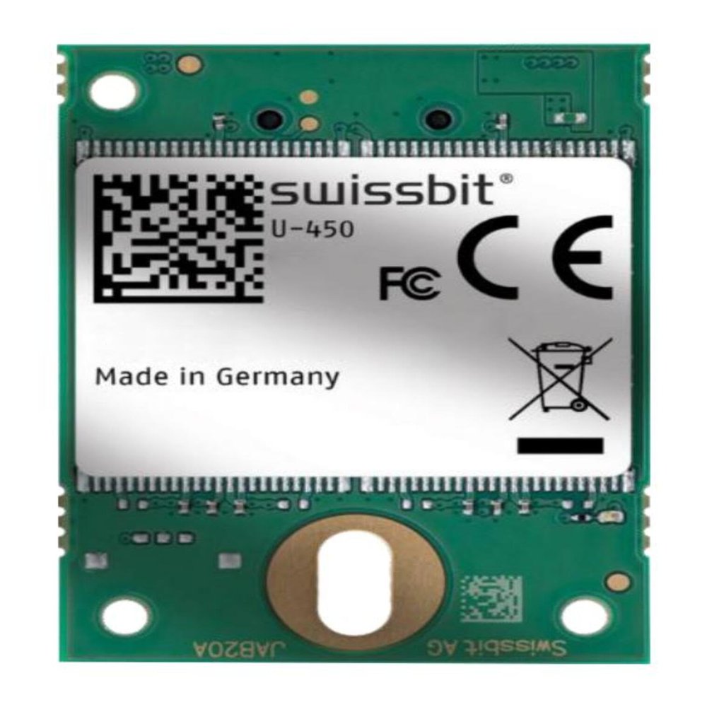 Swissbit SFUI1024J2AB1TO-I-MS-2A1-STD, USB Flash Drives Industrial Embedded USB Module, U-450, 1 GB, SLC Flash, -40 C to +85 C