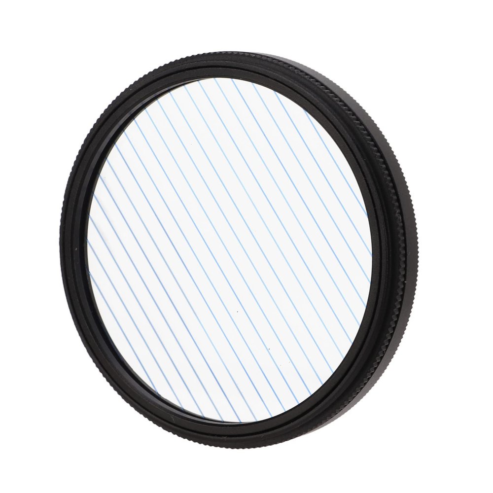 Blue Streak Special Effects Filter, Waterproof Scratch Resistance High Definition Blue Streak Filter Compact for Night Filming (52mm)
