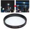 Blue Streak Special Effects Filter, Waterproof Scratch Resistance High Definition Blue Streak Filter Compact for Night Filming (52mm) view 2
