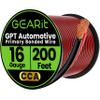 GEARit 16 Gauge Wire (200ft - Black/Red) GPT Automotive Primary Bonded Wire -2 Conductor CCA - for Car Audio, Speaker, Trailer Harness, Electrical - 200 Feet Total 16ga awg view 1