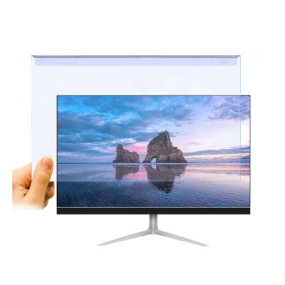 LIGUOYI 1 Pack Computer Screen Protector Film Blue Light Blocking Eye Protection Filter Film for 21.5 23 24in Widescreen Computer Monitors, Hanging Type Screen Cover, Reusable