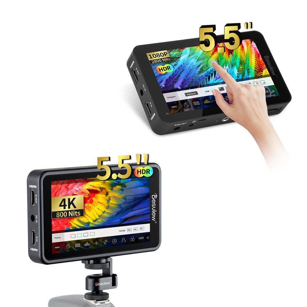 Desview R6 Camera Field Monitor + R5II Camera Field Monitor