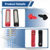 WFLNHB 12 Point Busbar Bus Bar Power Distribution 180A 12V DC Red and Black Pair view 3