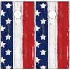 Cornhole Wraps for Boards Vinyl Decals (Set of 2) Lake Life Stars and Stripes Design, Bean Bag Toss Game Stickers, Durable Cornhole Skins for Outdoor Boards (Boards Not Included) view 3