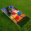 Lone Star Art Cornhole Wraps for Boards Set of 2 Palm Beach Sunset Vinyl Decals, Bean Bag Toss Cornhole Skins and Stickers, Outdoor Game Board Wraps (Boards Not Included), 25+ Design Options view 4