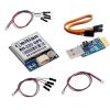 Geekstory BN-220 Dual GPS Glonass Module Navigation TTL Level 9600bps with GPS Passive Antenna+CP2102 6 in 1 USB-UART Serial Adapter Module with 4P Dupont Cable Jumper Wire,Female to Female for Window view 1