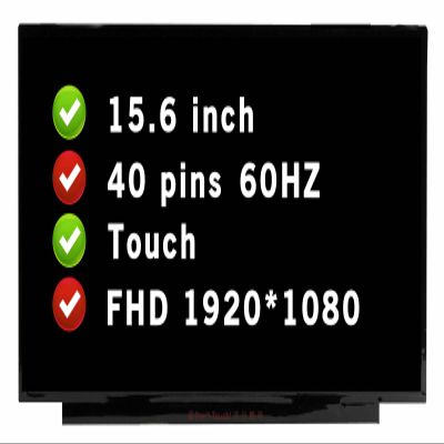 BTSELSS 40 Pins 60 HZ FHD 1920x1080 15.6" LCD Replacement for Dell Inspiron 5593 LP156WFD SPK1 LP156WFD-SPK1 LP156WFD(SP)(K1) Touch Screen Display Panel(Without Bracket)