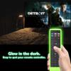2 Pack Remote Case for Vizio XRT136, Silicone Cover for LCD LED TV Controller, Smart TV Remote Skin Sleeve Glow in The Dark Green Purple view 2