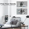 woleyi Aluminum Tablet Wall Mount Holder - 35 Inch Foldable Arm Tablet Stand for Wall, 360 Adjustable Webcam Camera Clip, for iPad Pro Air Mini, Galaxy Tabs, Z Fold, Fire HD, iPhone, 4.7-13" Devices view 3