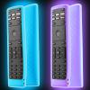 2 Pack Remote Case for Vizio XRT136, Silicone Cover for LCD LED TV Controller, Smart TV Remote Skin Sleeve Glow in The Dark Blue and Purple view 1