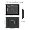 12.1 Inch Resistive Touch Screen Industrial Computer with WiFi Module (8GB RAM+256GB SSD, Core i5-7200U) view 2