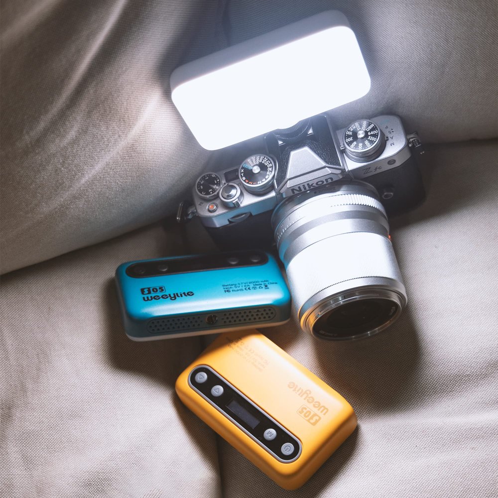 2 Pack Light kit, Blue+Yellow