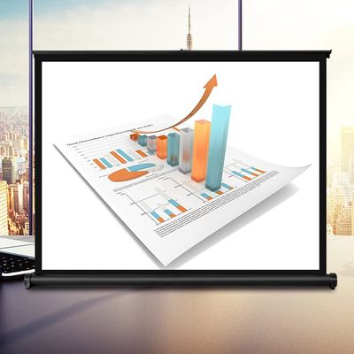 LENG Floor Standing Projector Screen 50inch Table Top Projection Screen with Stand 20inch Movie Screen Portable Office Screen 16:9 4:3 Lightweight Carry (Color : 16:9, Size : 20inch)