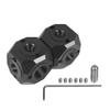 BGNing Multi-Hole Adapter Screws, Transfer Screw, 1/4, 3/8 Anti-Reverse Mounting Screw for Tripod, Hand Selfie Stick, Microphone, Camera cage (Double-Layer Anti-Reverse) view 1