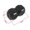 BGNing Multi-Hole Adapter Screws, Transfer Screw, 1/4, 3/8 Anti-Reverse Mounting Screw for Tripod, Hand Selfie Stick, Microphone, Camera cage (Double-Layer Anti-Reverse) view 4