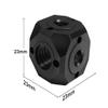 BGNing Multi-Hole Adapter Screws, Transfer Screw, 1/4, 3/8 Anti-Reverse Mounting Screw for Tripod, Hand Selfie Stick, Microphone, Camera cage (Single-Layer Anti-Reverse) view 3
