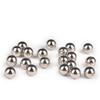 MUUNN 20Pack Tungsten Round Jig Heads Without Hook Body, DIY Welding Head Unpainted Football Ice Fishing Jig Hooks(6.0mm) view 3