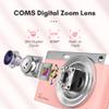 Andoer 4K Digital Camera Camcorder 50MP Camcorder 2.88in IPS Screen Auto Focus 16X Zoom Anti-Shake Face Detection Built-in Flash with 2 Cell Battery for Kids Teens view 3