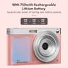 Andoer 4K Digital Camera Camcorder 50MP Camcorder 2.88in IPS Screen Auto Focus 16X Zoom Anti-Shake Face Detection Built-in Flash with 2 Cell Battery for Kids Teens view 4