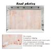 10x6.5ft Wedding Backdrop Pink Wood Gold Texture Photography Backdrop for Baby Show Soft Backdrops view 4