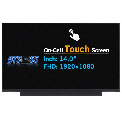 BTSELSS 14.0" LCD Replacement for R140NWF5 RC 1.1 40 Pins 1920x1080 FHD Touch Screen Display Panel(Touch Version)