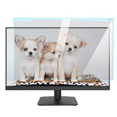 JC JCSKY Acrylic Hanging Type Computer Screen Filter, Anti-Blue Light Blocking Reduce Eyes Strain, Easy On/Off Removable / 23/24in 540x340mm