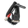 Alvin's Cables Hirose 6 Pin Male to DB9 Total Station to Data Collector Coiled Cable for Nikon Surveying TDS Carlson Spectra view 3