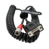 Alvin's Cables Hirose 6 Pin Male to DB9 Total Station to Data Collector Coiled Cable for Nikon Surveying TDS Carlson Spectra view 4
